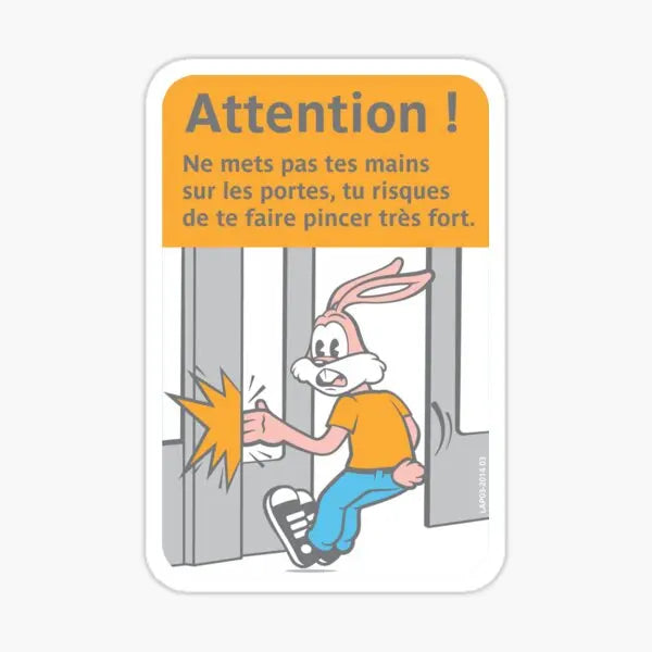 Serge The Metro Rabbit 5PCS Stickers for Water Bottles Funny Print Window Decorations Anime Stickers Living Room Cute Cartoon