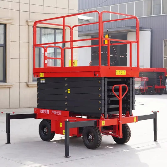 4m 6m 8m 15m Working Height Scissor Lift Plataforma Elevadora Light Weight Aerial Work Platform Scaffolding Manufacturer