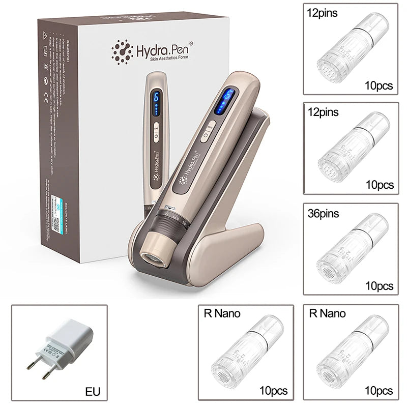 New EMS Microcurrent Hydra Pen H5 Mesotherapy Automatical Serum Applicator Beauty & Care Derma Microneedling Pen
