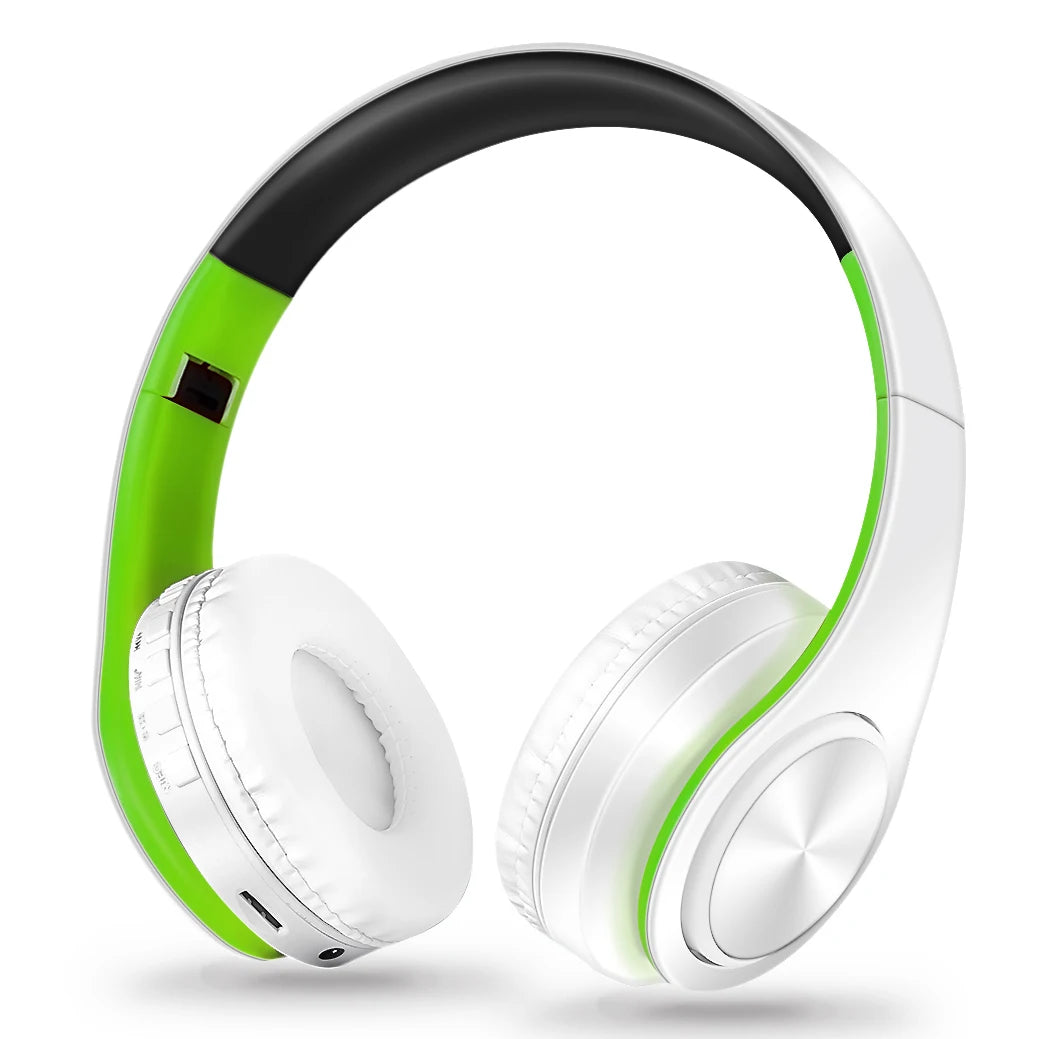 Men Gift Wireless Headphones Bluetooth Earphone Stereo Headset Game with Build-in MIC with Universal for Android and iOS