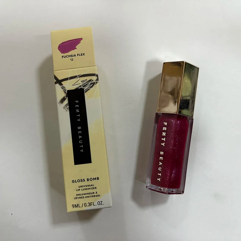 Fenty Beauty Gloss Bomb Lip Glaze Multi-color Moisten Shine Glitter Lip Plumper Makeup Beginner Liquid Lipstick Makeup Cosmetics