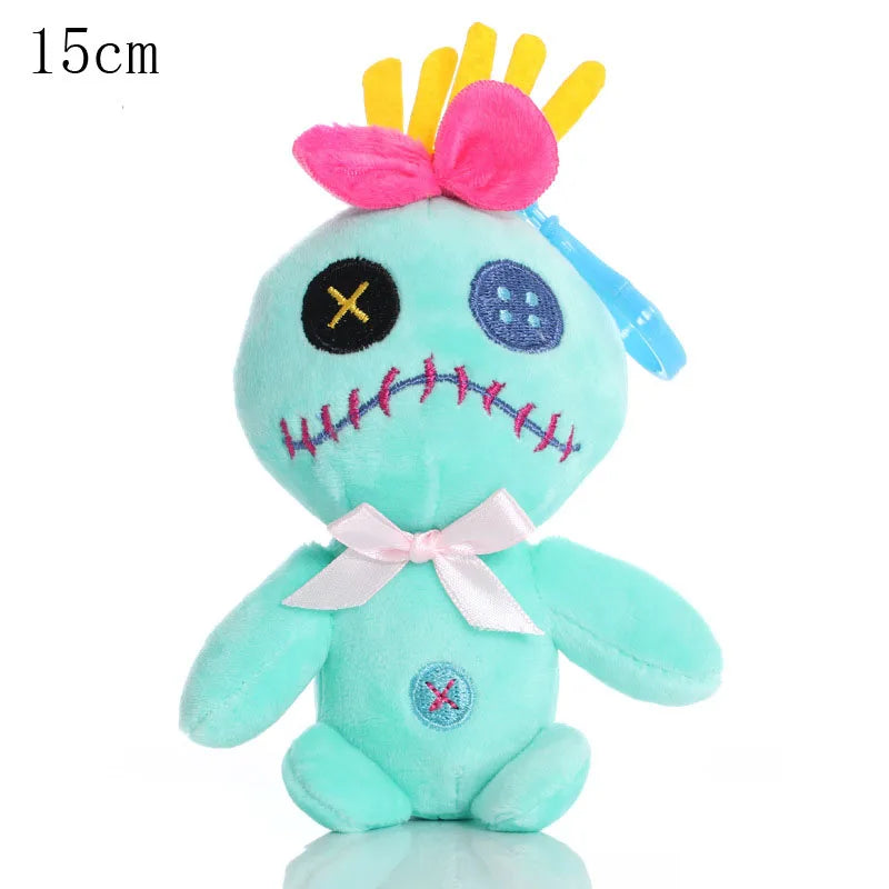 Disney Lilo & Stitch 27cm Cartoon Animal Soft Stuffed Cotton Dolls Plush Peluche Kids Toy Model for Children Xmas Birthday Gift