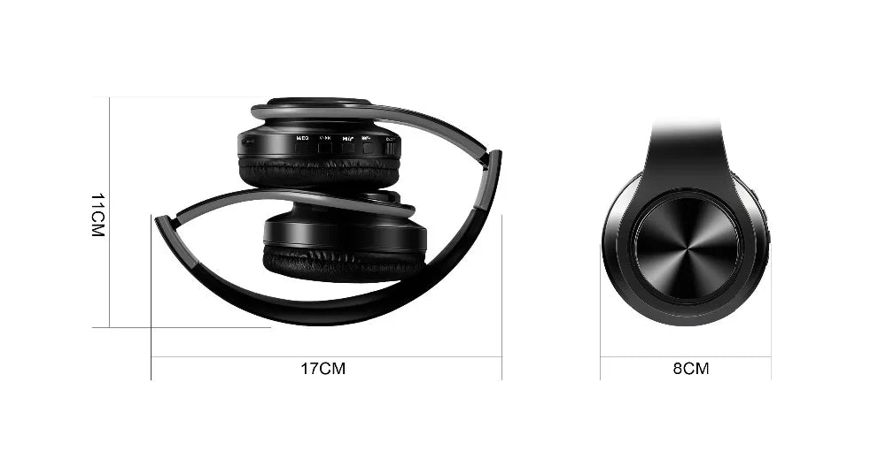 Men Gift  Wireless Headphones Bluetooth Earphone Stereo Headset Game with Build-in MIC with Universal for Android and iOS