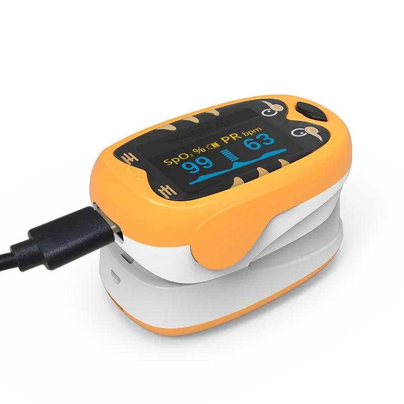 Adult & Child Finger Clip Pulse Child Oximeter Household Finger Clip Pulse Oximeter Oxygen Saturation Detector Oxygen Meter CE