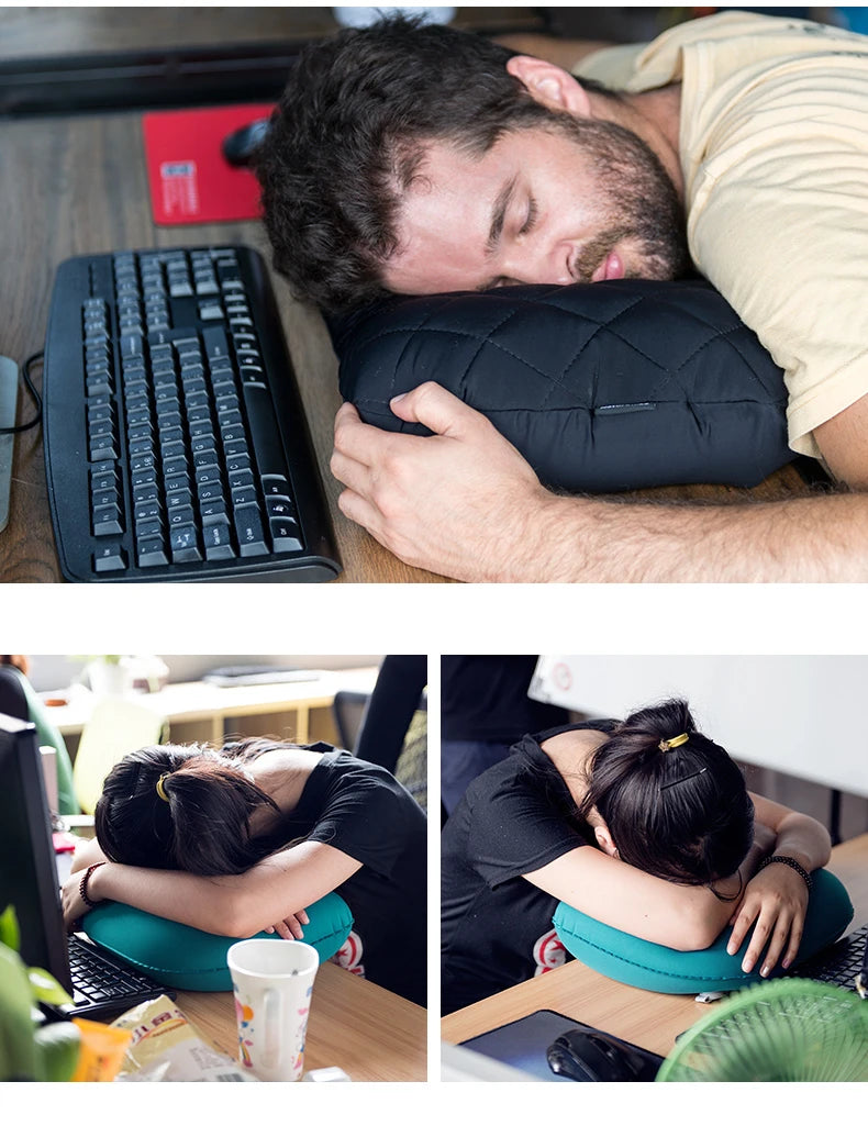 Naturehike Inflatable Pillows Ultralight Camping Pillow Portable Neck Inflatable Seat Travel Pillow Hiking Sleeping Air Pillow