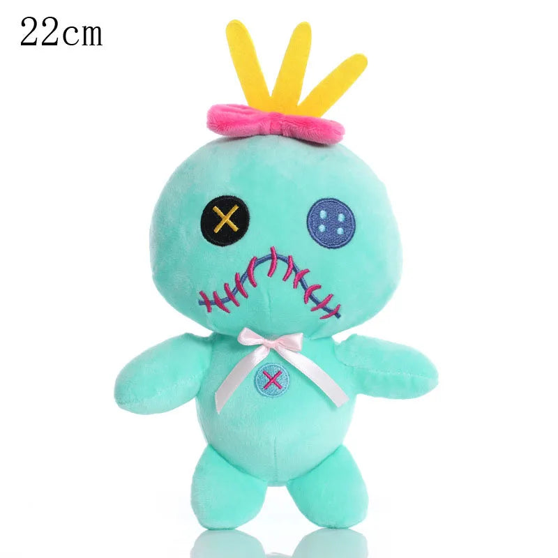 Disney Lilo & Stitch 27cm Cartoon Animal Soft Stuffed Cotton Dolls Plush Peluche Kids Toy Model for Children Xmas Birthday Gift