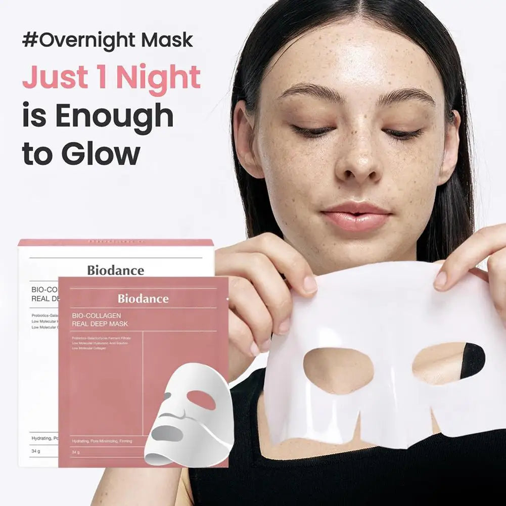 1/4PCS Biodance Bio-Collagen Moisturizing Hydrating Patch Mask Face Mask Deep Moisturizing For Women Skin Care