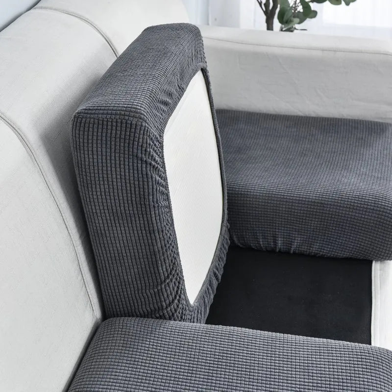 Thicken Elastic Sofa Cover For Living Room Solid Color Furniture Protector Sofa Cushion Cover slipcover Removable Couch Covers