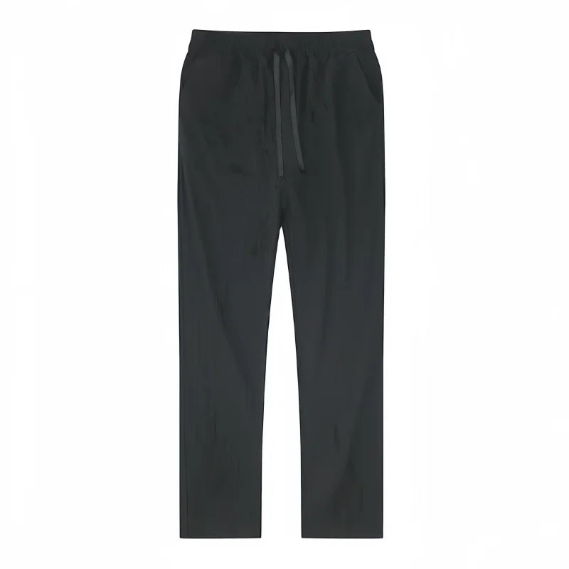 Men's Cotton Linen Pants Joggers Sweatpants Streetwear Breathable Solid Color Linen Trousers Vacation Summer Loose Pants S-5XL
