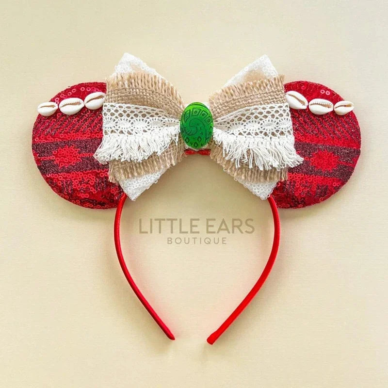 Disney Mickey Mouse Hairbands Frozen Ear Headband for Adults Anna Elsa Snowman Olaf Headwear Women Kids Girls Hair Accessories