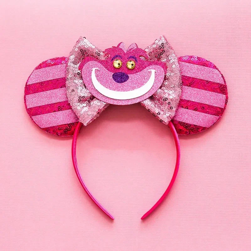 Disney Mickey Mouse Hairbands Frozen Ear Headband for Adults Anna Elsa Snowman Olaf Headwear Women Kids Girls Hair Accessories