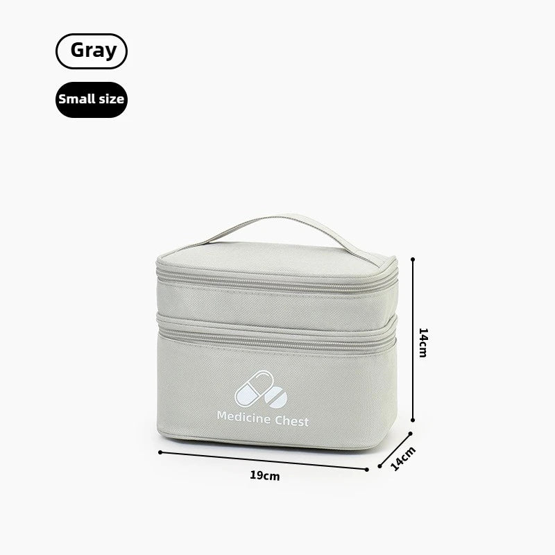 Outdoor Portable Medicine Storage Bag Home First Aid Bag Medicine Box Emergency Bag Epidemic Prevention Bag School Health Bag