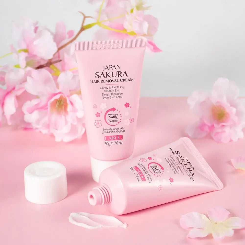 Sakura Hair Removal Cream Intimate Areas Epilator Cream Painless Health Hair Remover Growth Inhibitor Men Woman Body Care