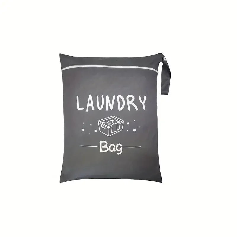 1pc Large Travel Laundry Bag Waterproof Washable Dirty Cloth Bag for Traveling Wet Dry Bag Bathing Suit Workout Bag