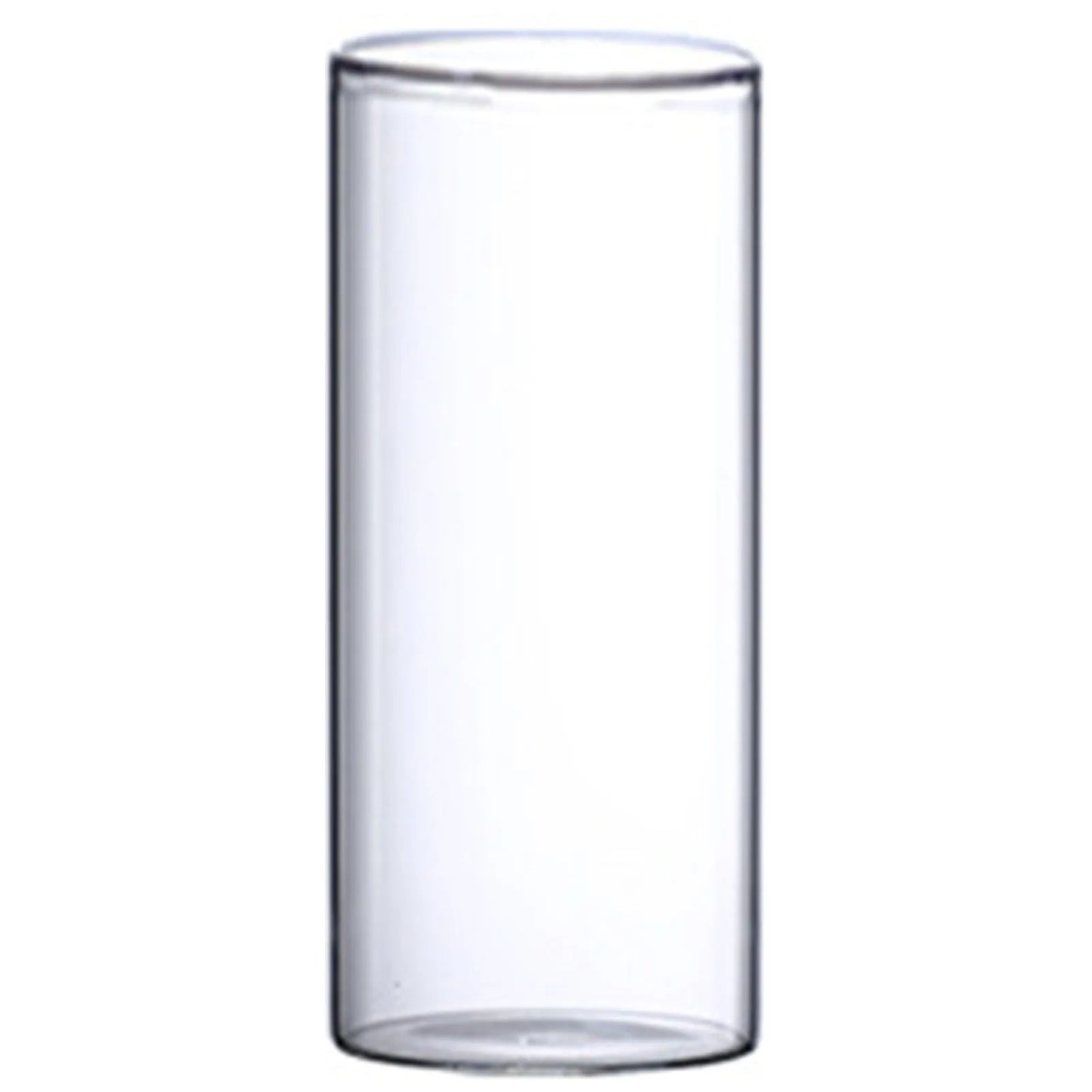 Transparent Glass Hydroponic Vase Minimalist Glass Vase Cylinder Flower Vase for Wedding Living Room Decorative Gift