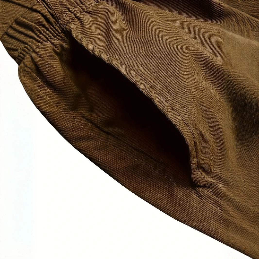Man Cargo Shorts Casual Shorts for Outdoor Work Hiking Travel Durable Comfortable Multi Pocket Lightweight Fit