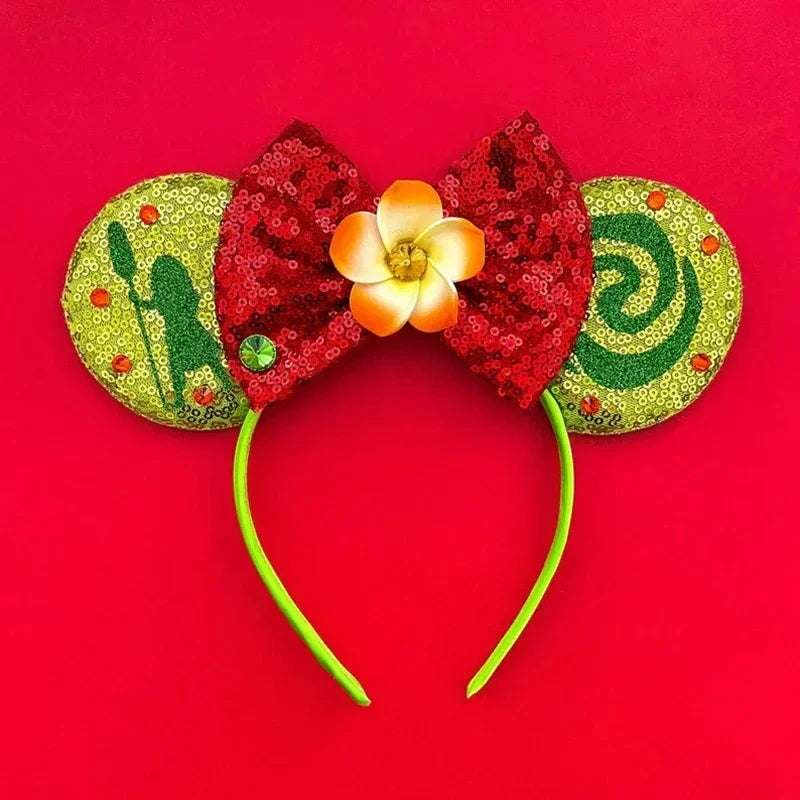 Disney Mickey Mouse Hairbands Frozen Ear Headband for Adults Anna Elsa Snowman Olaf Headwear Women Kids Girls Hair Accessories