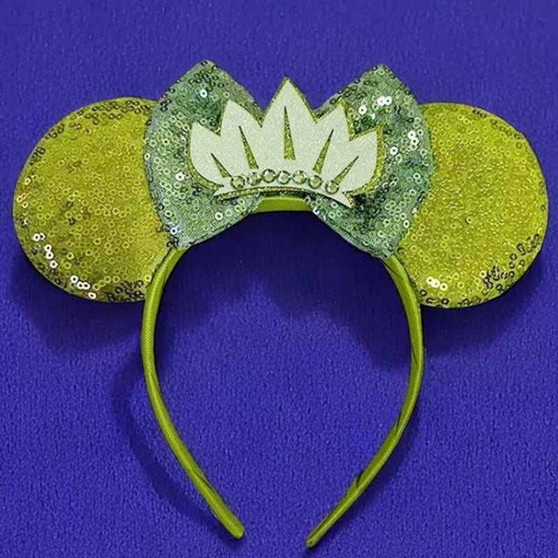 Disney Mickey Mouse Hairbands Frozen Ear Headband for Adults Anna Elsa Snowman Olaf Headwear Women Kids Girls Hair Accessories
