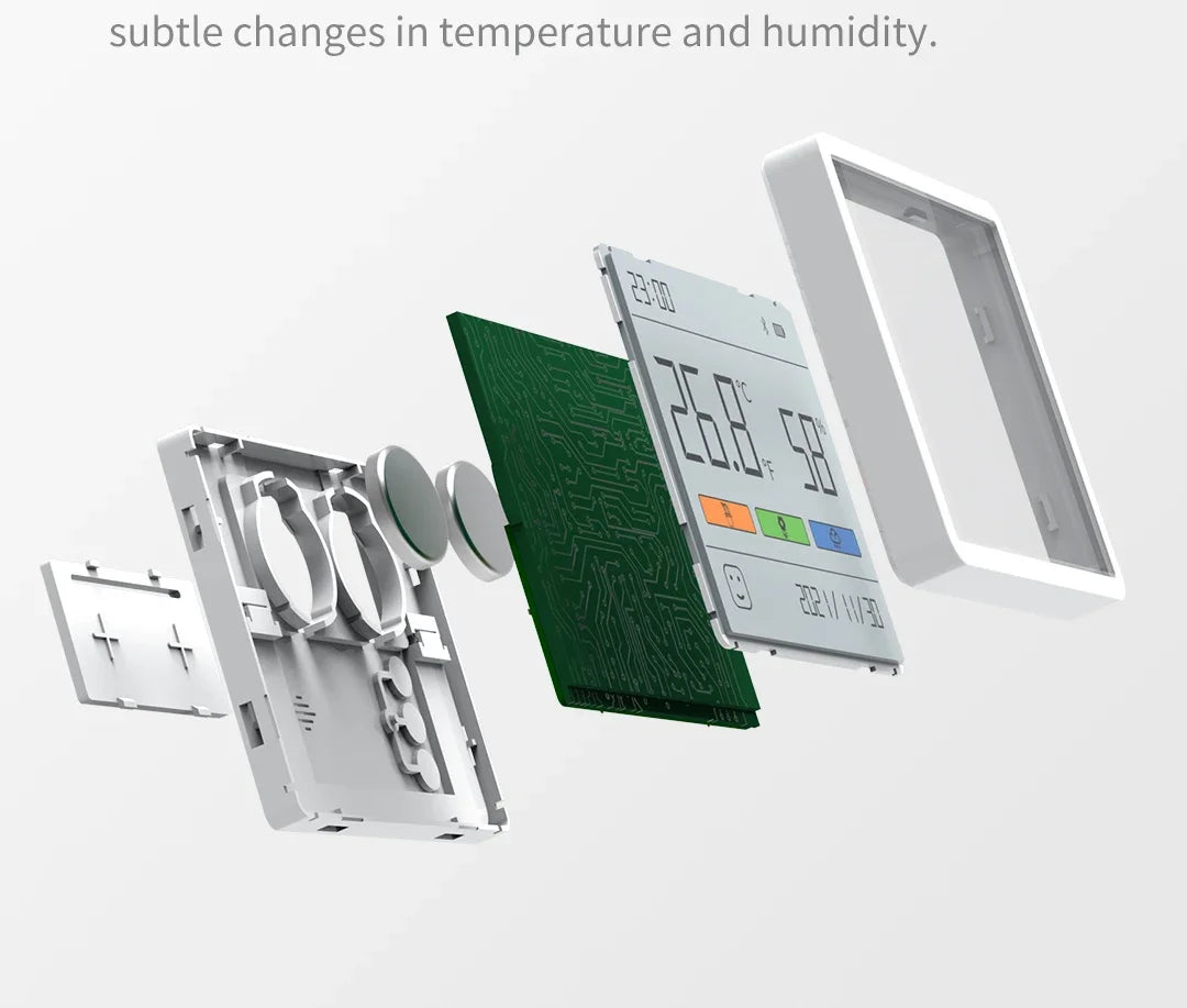 Xiaomi DUKA Atuman LCD Electronic Digital Temperature Humidity Meter Clock Indoor Outdoor Thermometer Hygrometer Weather Sensor