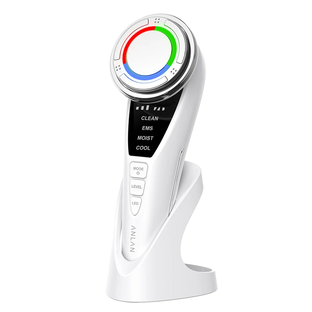 ANLAN EMS Facial Massager Pro Face Lifting Skin Rejuvenation Cold Compress Deep Cleaning Anti-aging Skincare Beauty Device