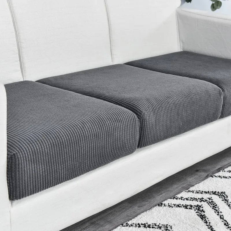 Thicken Elastic Sofa Cover For Living Room Solid Color Furniture Protector Sofa Cushion Cover slipcover Removable Couch Covers