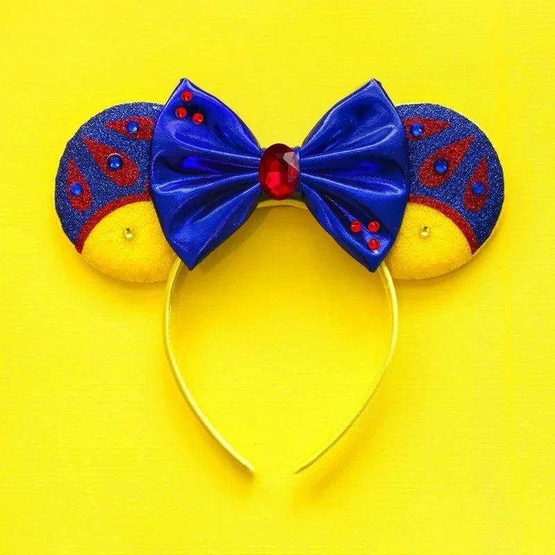 Disney Mickey Mouse Hairbands Frozen Ear Headband for Adults Anna Elsa Snowman Olaf Headwear Women Kids Girls Hair Accessories