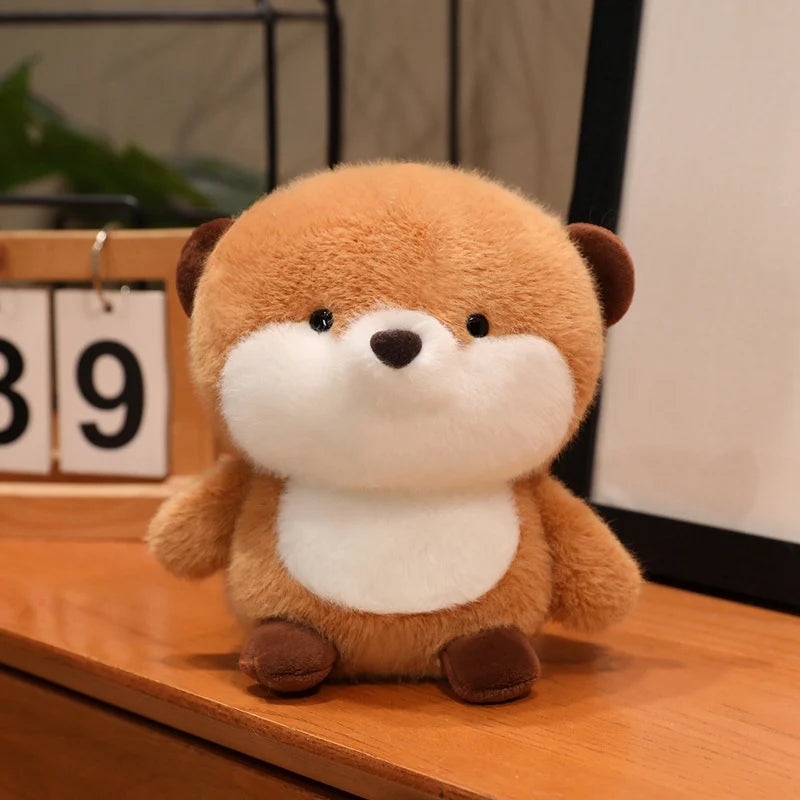 15CM Small Desktop Plush Toys Lovely Rabbit Sheep Pig Duck Otter Capybara Elephant Stuffed Animal Doll Cute Healing Doll Gifts