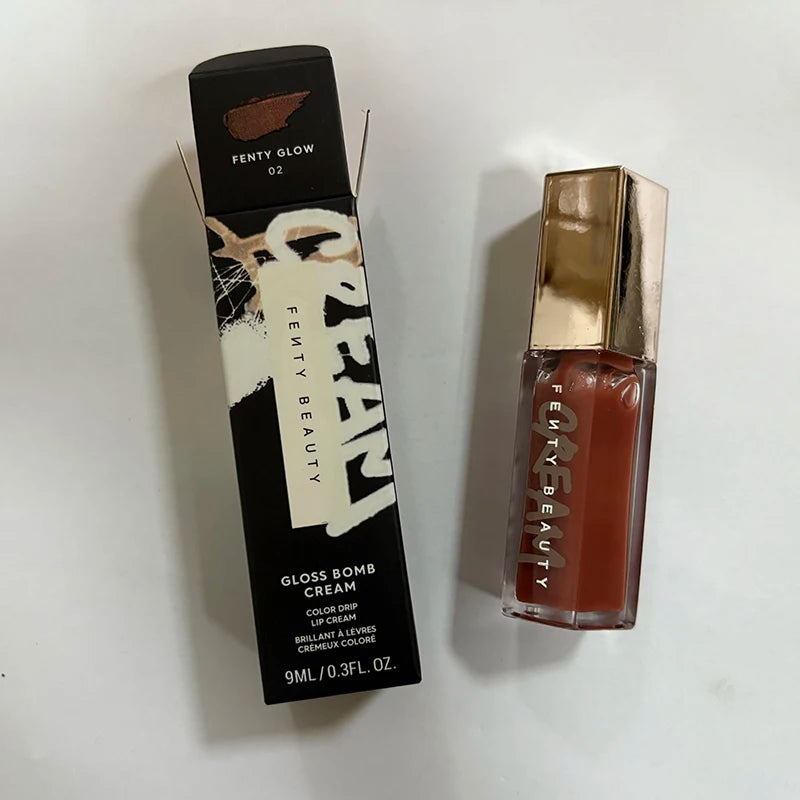 Fenty Beauty Gloss Bomb Lip Glaze Multi-color Moisten Shine Glitter Lip Plumper Makeup Beginner Liquid Lipstick Makeup Cosmetics