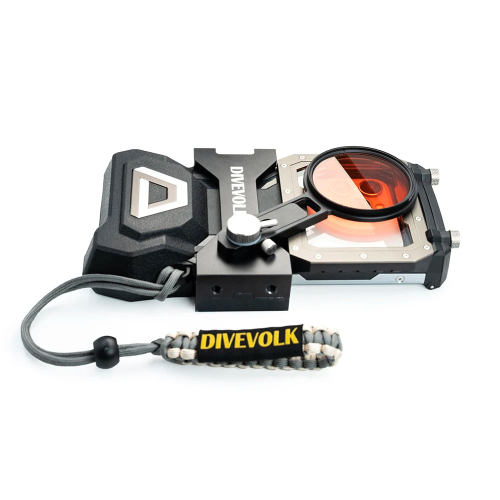 DIVEVOLK SeaTouch 4 MAX Plus Expansion Clamp and Diving Filter Kit  for IPhone and Android Smartphone