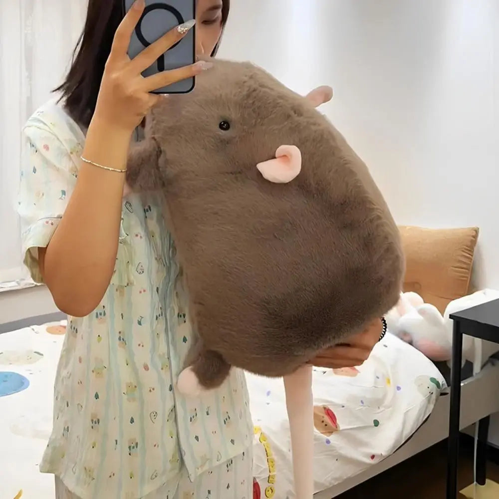 Creative 30/45/90cm Mouse Oversized Flower Branch Rat Cartoon Soft Animal Figure Gift Birthday Stuffed & Plush Animals