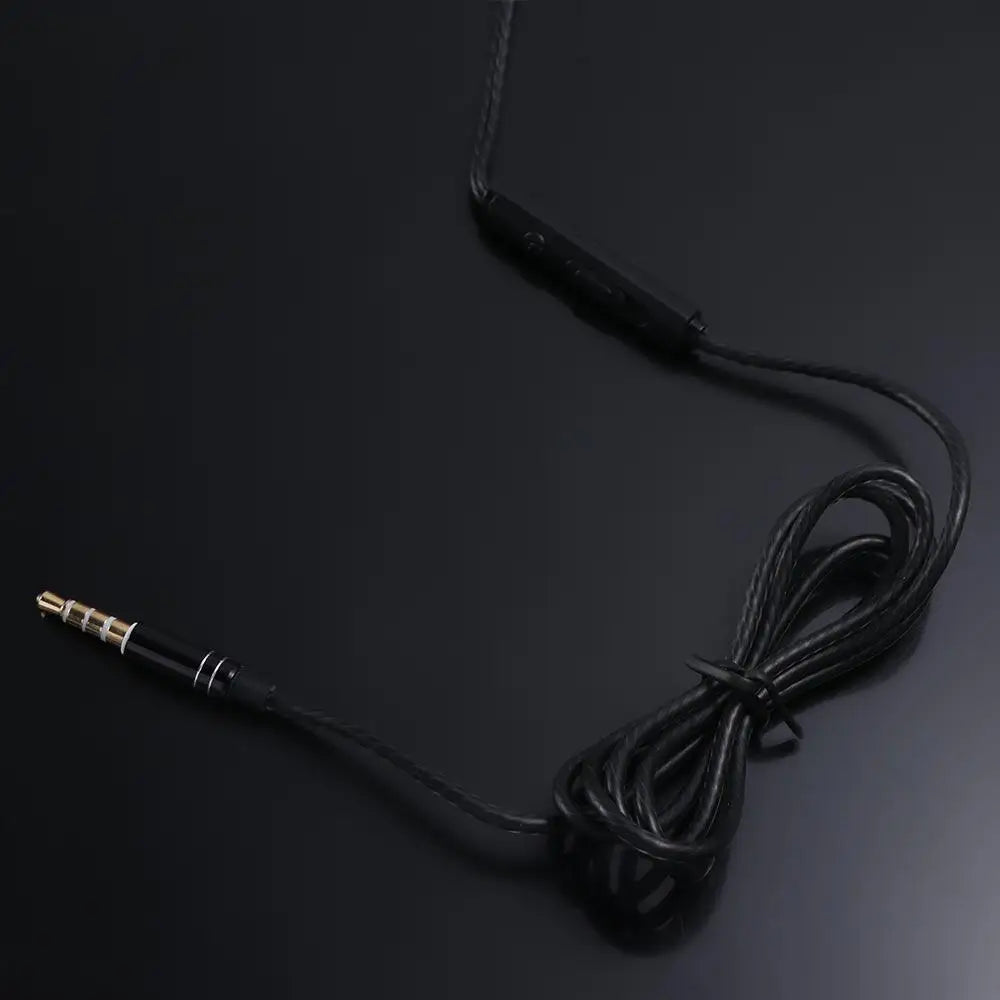 Electronics Laptop Stereo Bass Noise Cancel 3.5mm For Smartphone In Ear Earphones Flat Earbuds Sport Headset Wired Earphones