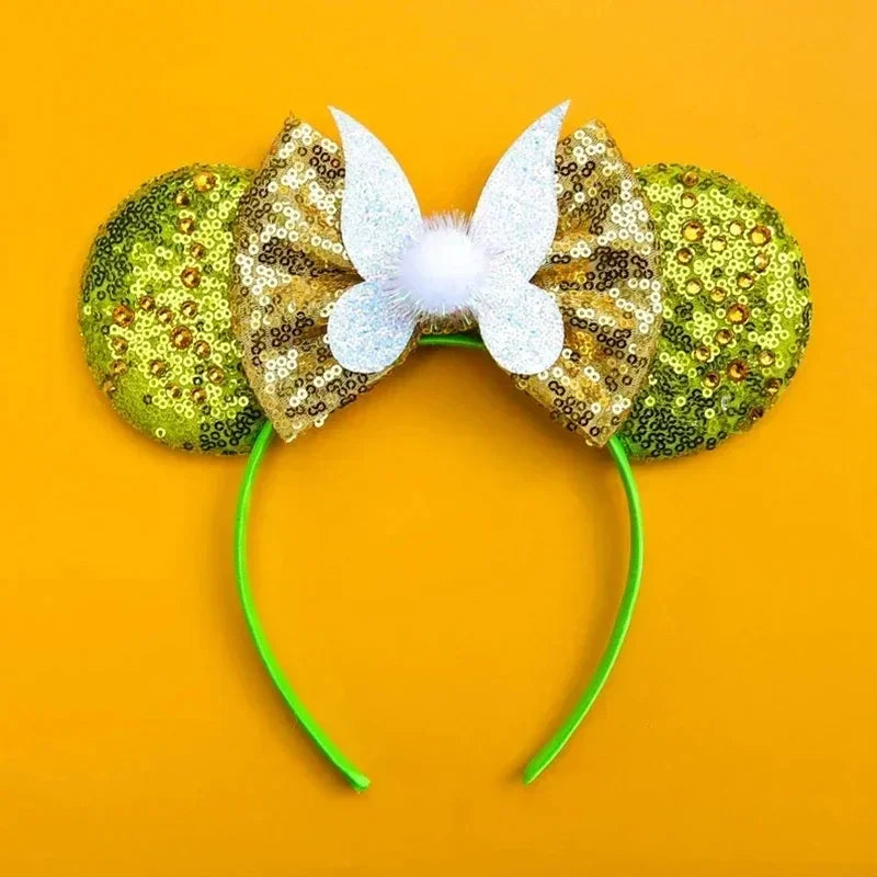Disney Mickey Mouse Hairbands Frozen Ear Headband for Adults Anna Elsa Snowman Olaf Headwear Women Kids Girls Hair Accessories