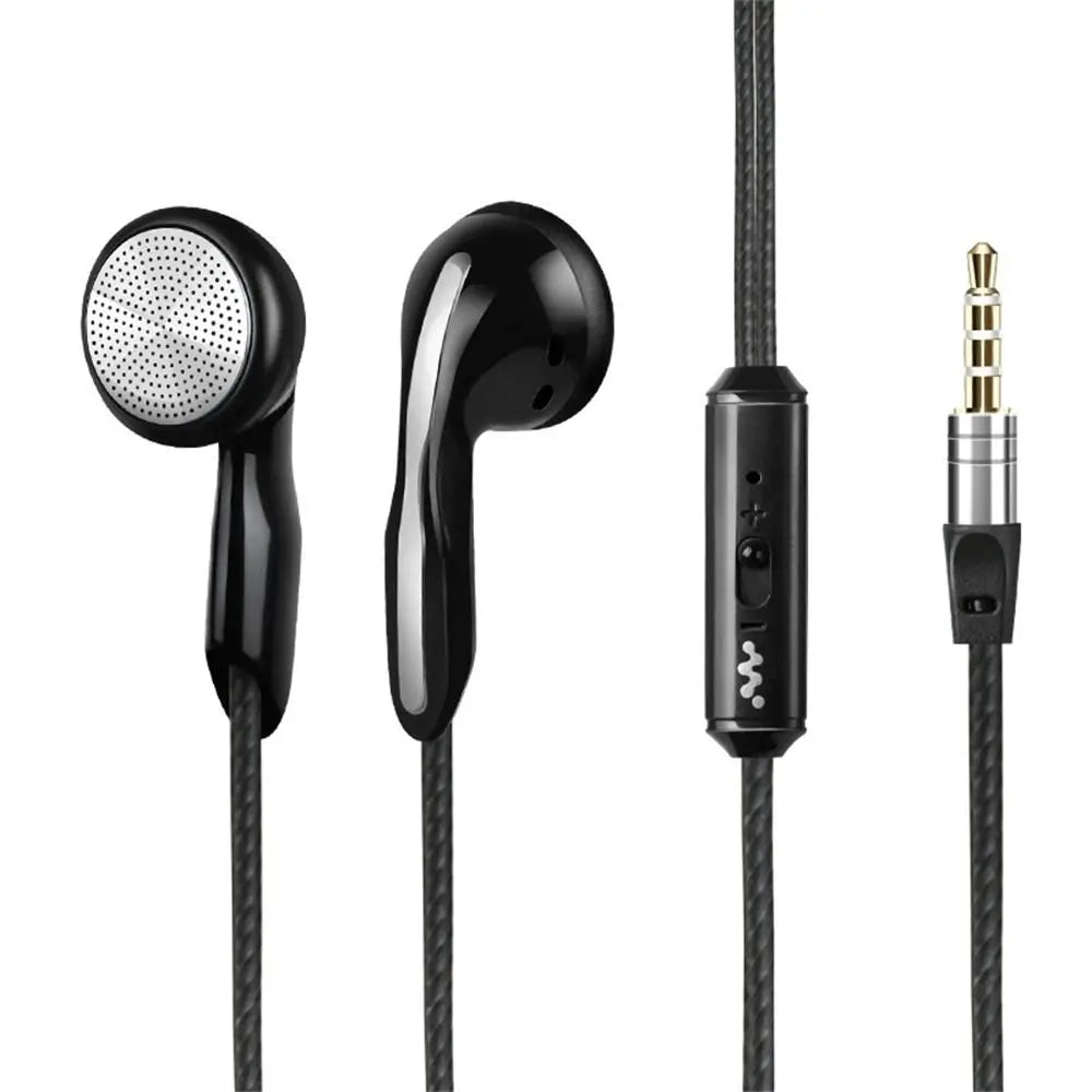 Electronics Laptop Stereo Bass Noise Cancel 3.5mm For Smartphone In Ear Earphones Flat Earbuds Sport Headset Wired Earphones