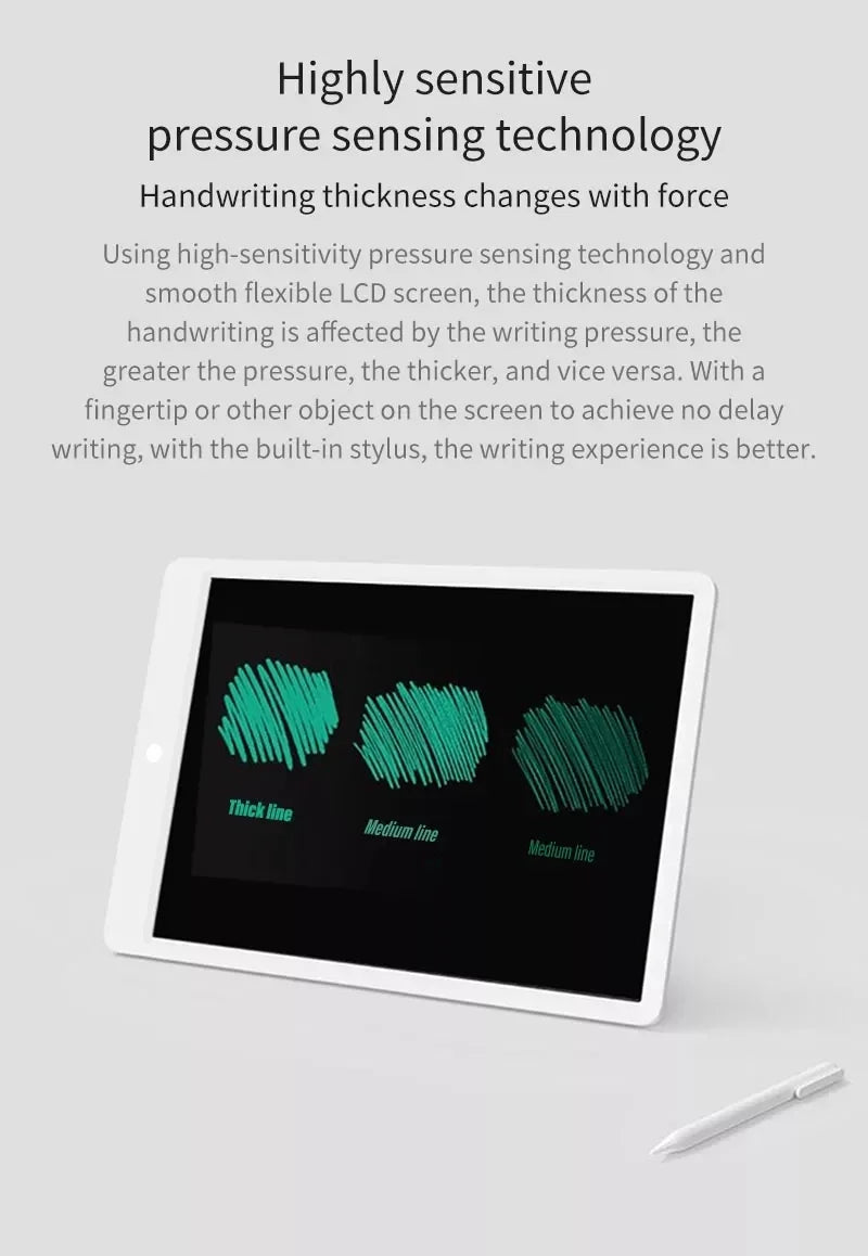 New Xiaomi Mijia LCD Writing Tablet 20"10" 13.5" with Pen Digital Drawing Electronic Handwriting Pad Message Graphics Board