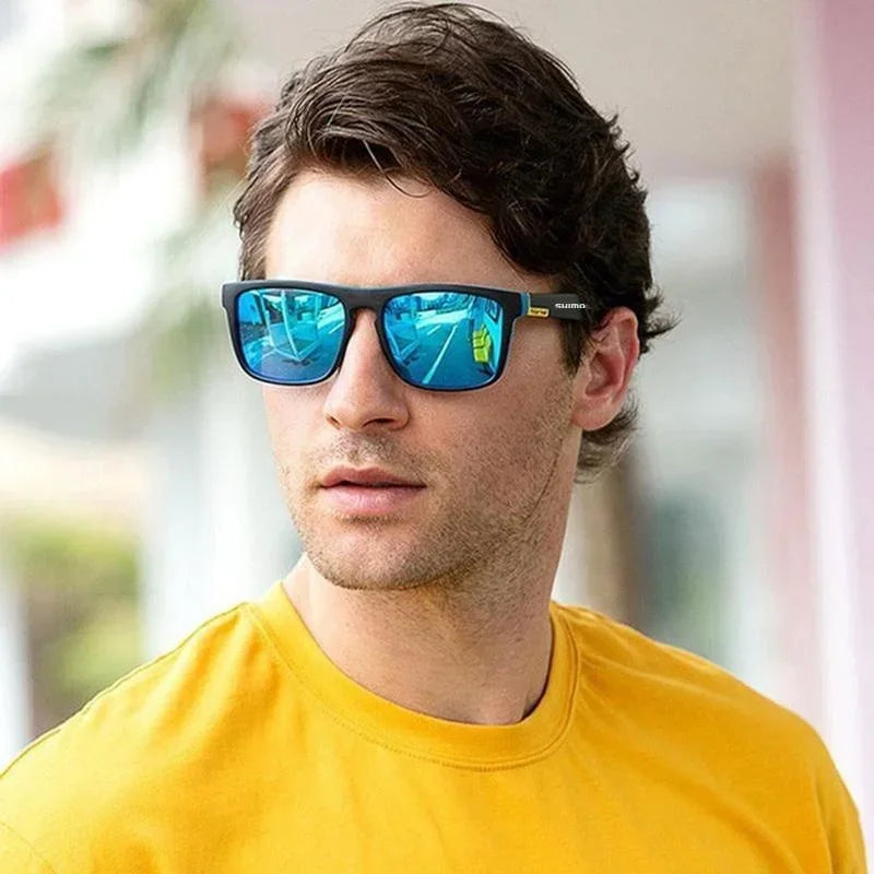Classic Square Polarized Unisex Outdoor Sports Sunglasses for Fishing Hunting Cycling Driving Mountaineering UV400Anti-glare