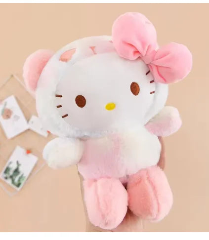 !! HOT Sanrio 25Cm Anime Kuromid Toys Kawaii Mymelody Cinnamorol Plush Soft Stuffed Animals Doll Plushie Pillow Xmas Gift Decor