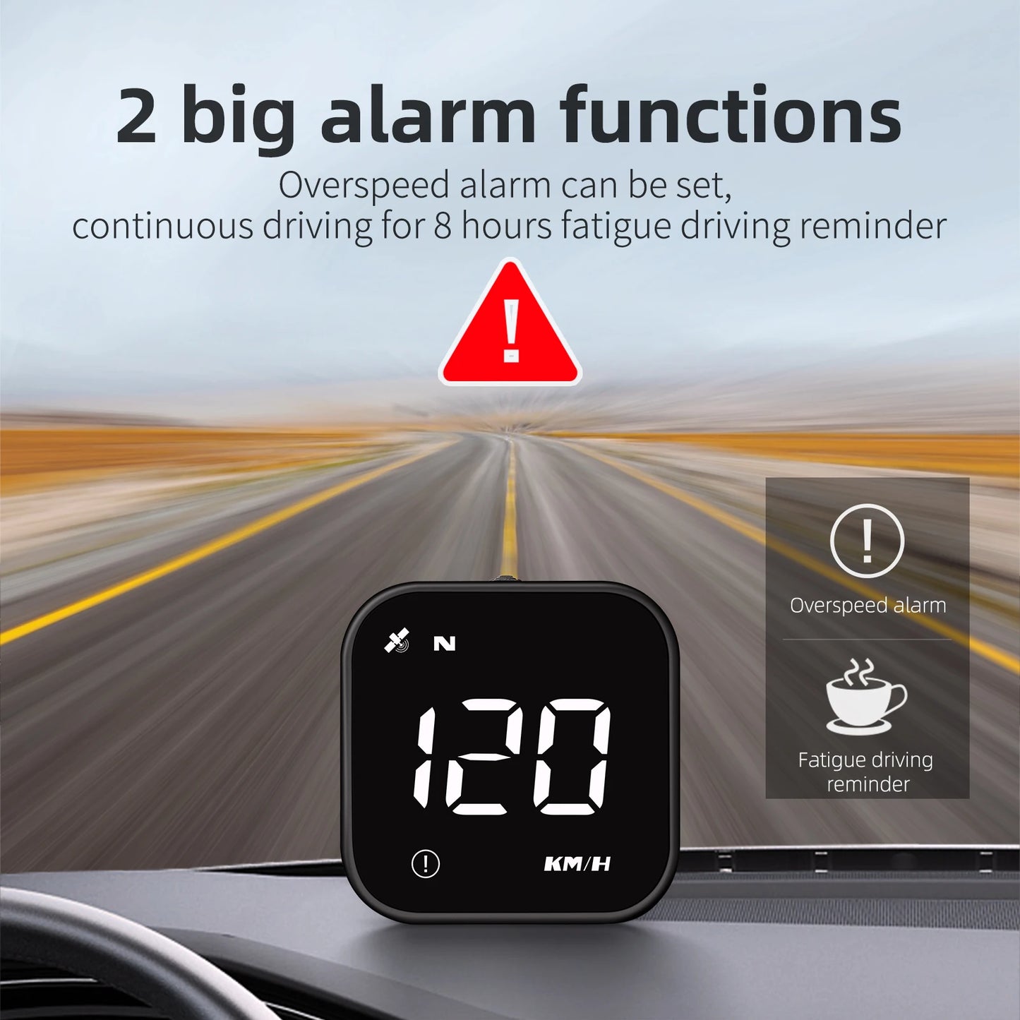 G4S GPS Smart Gauge Head Up Display For HUD Auto Computer Speedometer Display KMH MPH Time Compass Car Electronics For All Car