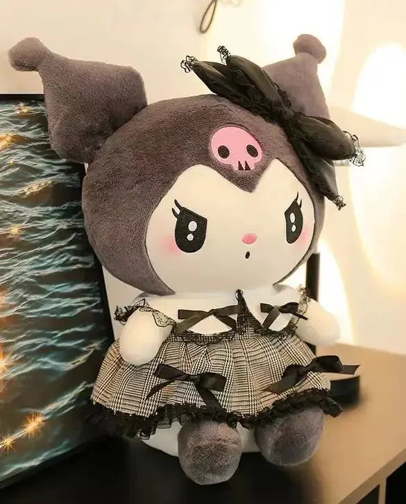 !! HOT Sanrio 25Cm Anime Kuromid Toys Kawaii Mymelody Cinnamorol Plush Soft Stuffed Animals Doll Plushie Pillow Xmas Gift Decor