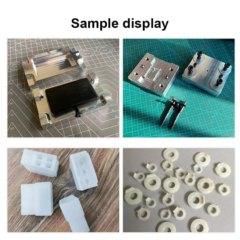 20g Vertical Injection Molding Machine Desktop Polymer Plastic Injection Molding Machine USB Power Switch Plug Molding Machine