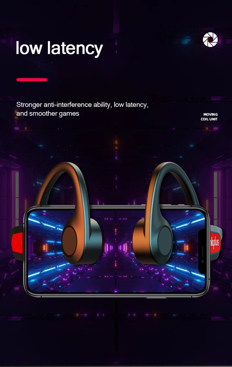 Original Lenovo X3 Pro Bone Conduction Wireless Bluetooth 5.3 Headphone 10pcs / 5pcs / 2pcs Ear Hook Sports Earphones Wholesale