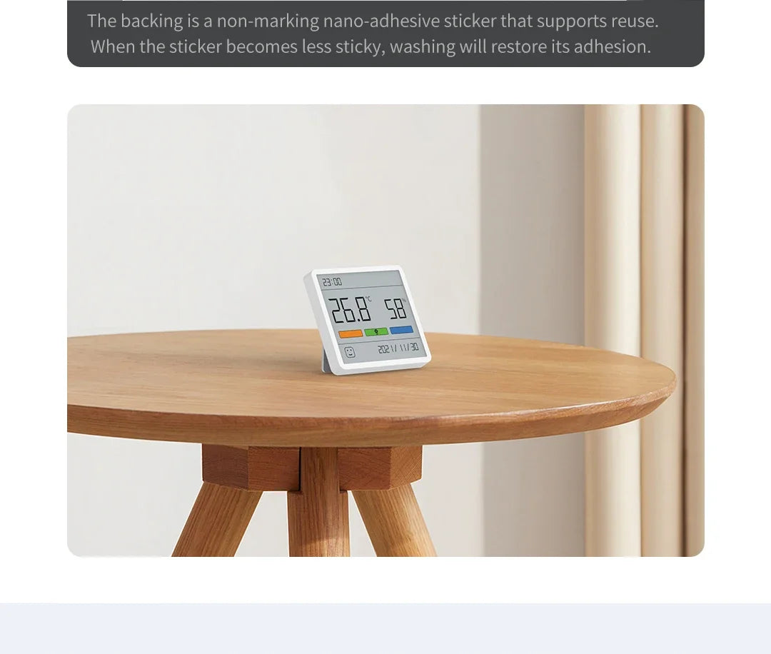 Xiaomi DUKA Atuman LCD Electronic Digital Temperature Humidity Meter Clock Indoor Outdoor Thermometer Hygrometer Weather Sensor