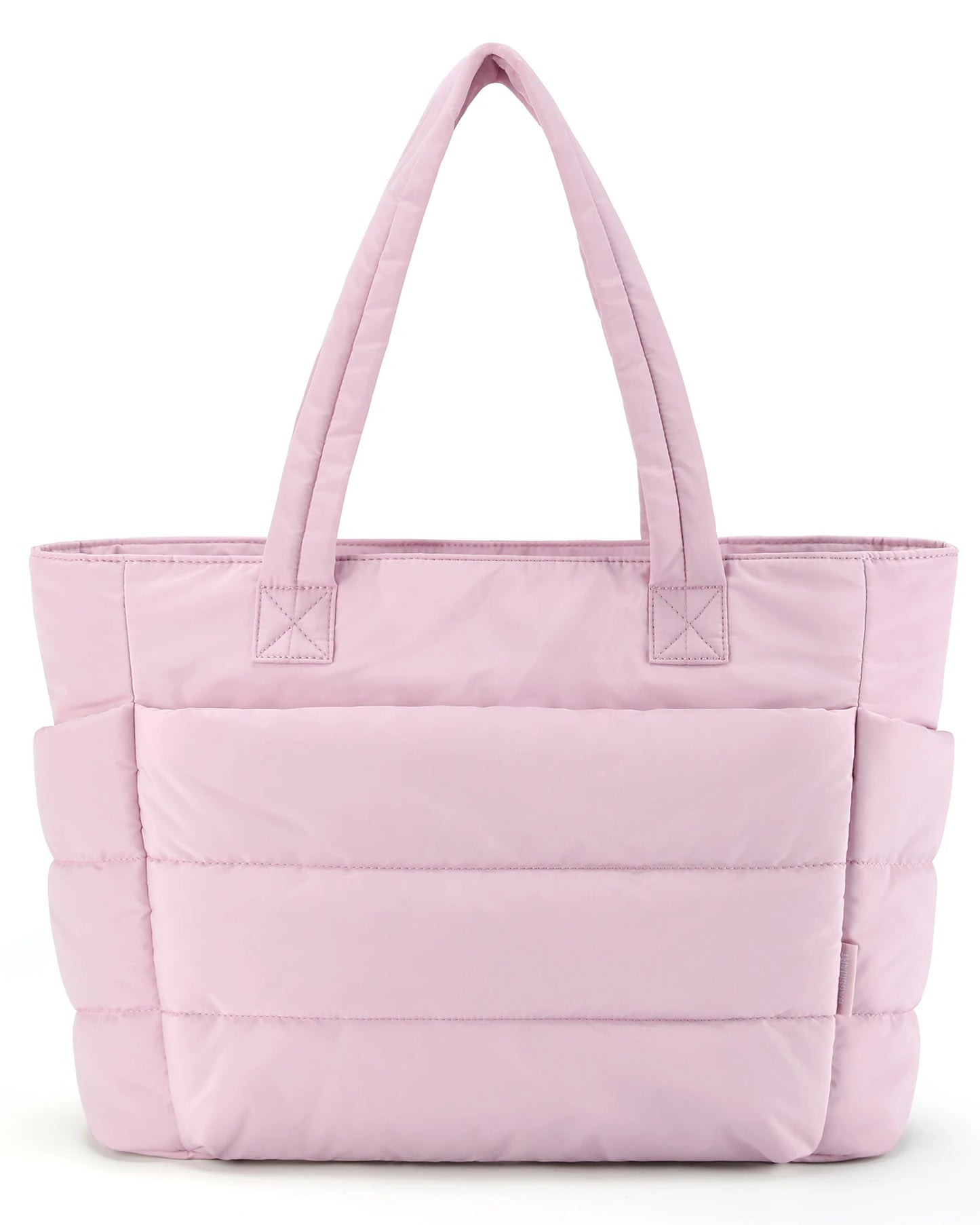 BAGSMART Women's Bag Solid Color Tote Bag Commuting College Padded Shoulder Bag Leisure Simple Female Handbags for Travel