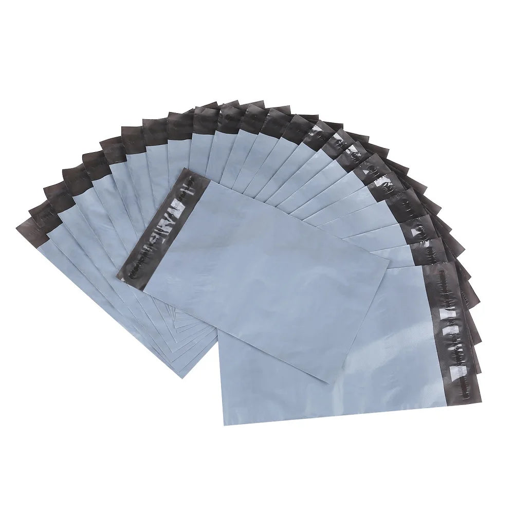 100pcs Shipping Bags For Packaging Courier Bag Self Adhesive Seal White Mailing Bags Envelope Storage Bag Thicken Courier Bags