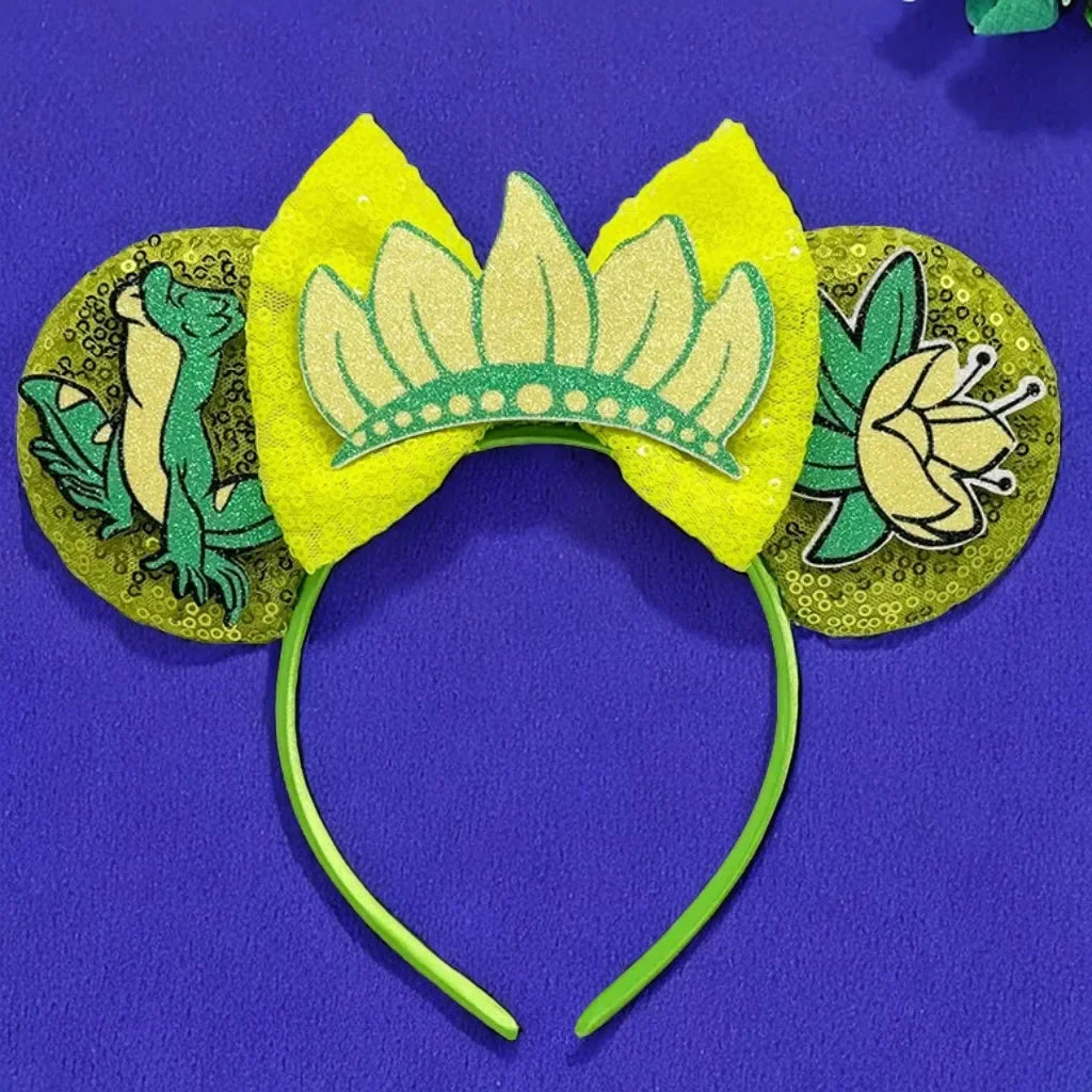Disney Mickey Mouse Hairbands Frozen Ear Headband for Adults Anna Elsa Snowman Olaf Headwear Women Kids Girls Hair Accessories