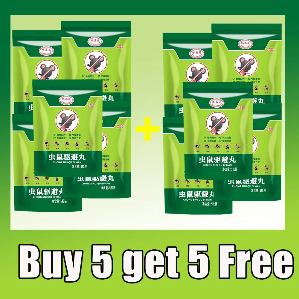 Effective Rat Mouse Repellent Balls Rats mouse trap Bait Mothballs Rat Controller Pill for Indoor Outdoor Rodent Control Protect