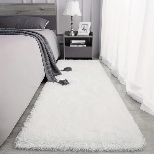VIKAMA Ultra-Soft Plush Faux Durable & Machine Washable Hallway Living Room Rugs For Bedroom Home Decor in Multiple Colors Rugs