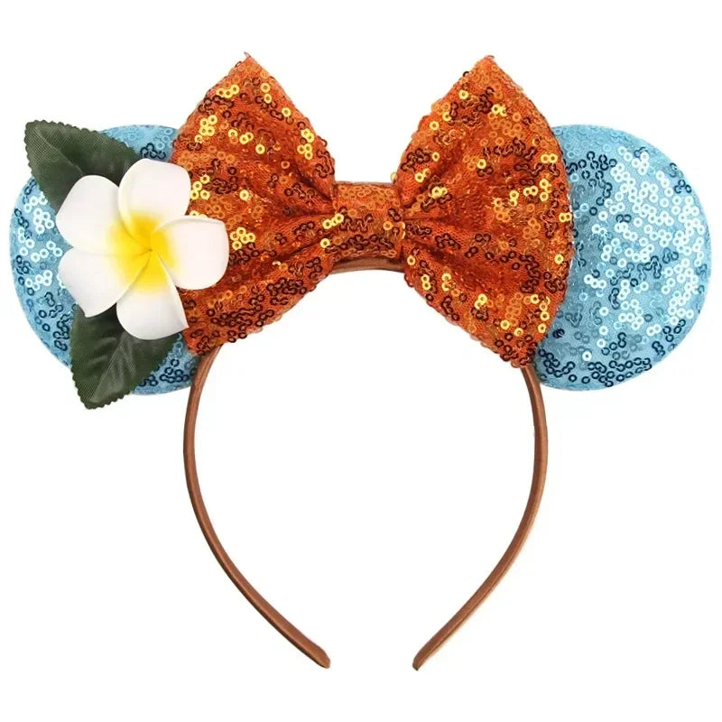 Disney Mickey Mouse Hairbands Frozen Ear Headband for Adults Anna Elsa Snowman Olaf Headwear Women Kids Girls Hair Accessories