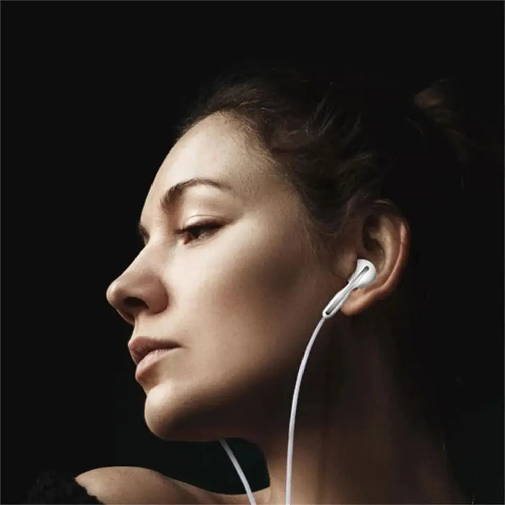 Electronics Laptop Stereo Bass Noise Cancel 3.5mm For Smartphone In Ear Earphones Flat Earbuds Sport Headset Wired Earphones