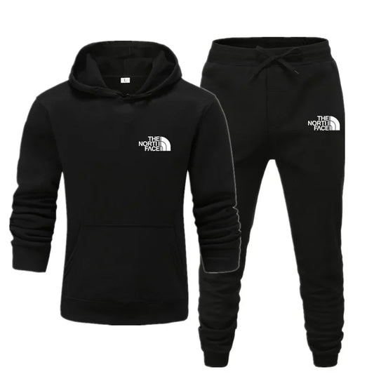 2025 Autumn New print Men's Women Fashion Casual Tracksuits Outdoor Fitness Jogging Hooded Sets Sports Luxury Hoodie+