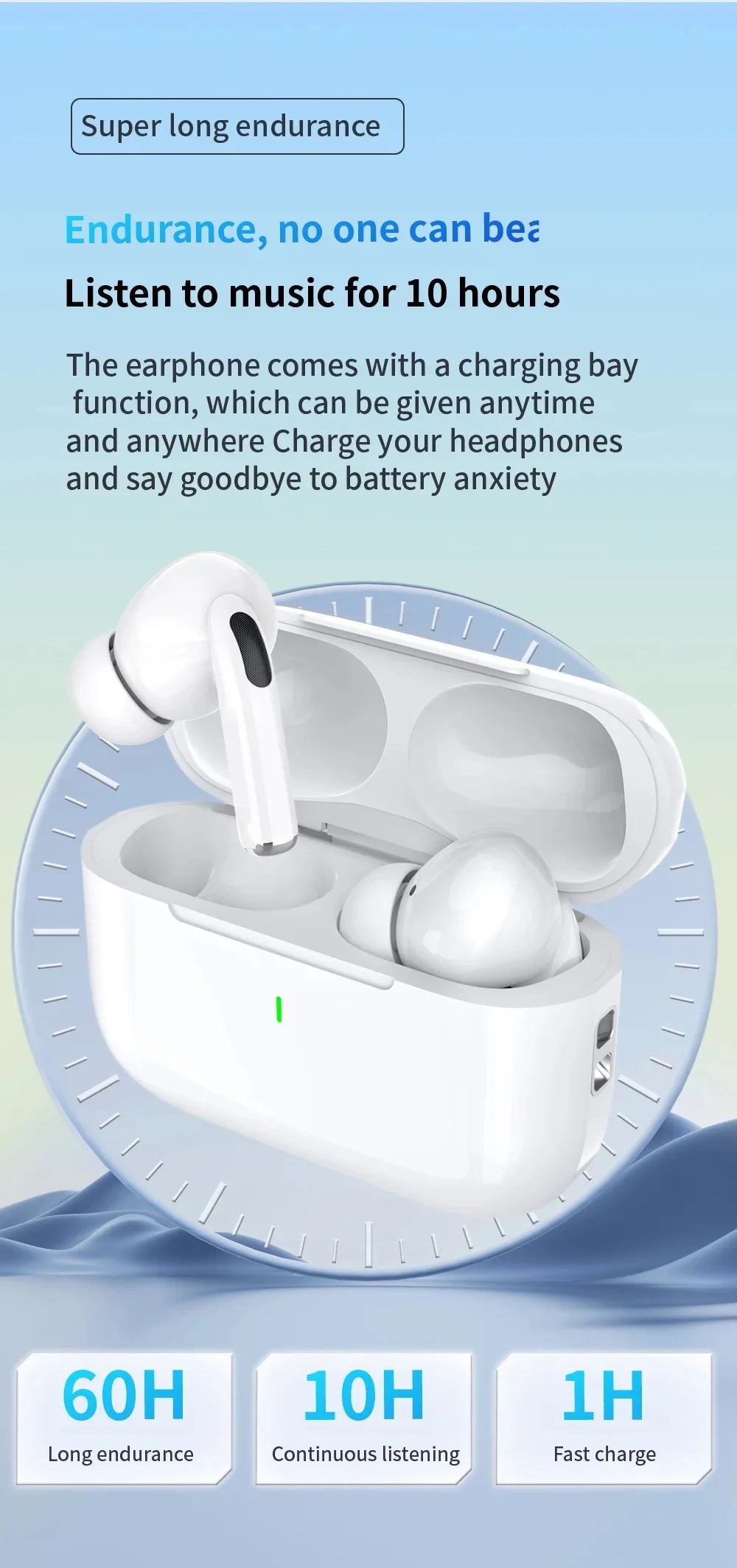 New Air Pro TWS Wireless Bluetooth Earphones Headphones In Ear Earbuds Sports ANC Noise Cancelling Headset for IPhone Android